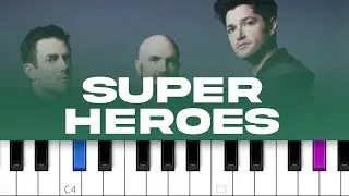 The Script - Superheroes (piano tutorial)