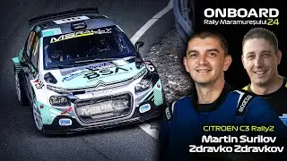 ONBOARD: Martin Surilov & Zdravko Zdravkov - Citroen C3 Rally2 - Rally Maramureșului 24 | SS7