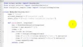 Recursively Scraping Web Pages with Scrapy