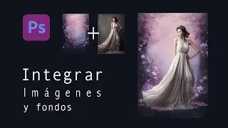 How to INTEGRATE Photos into Backgrounds generated with Midjourney using Photoshop.