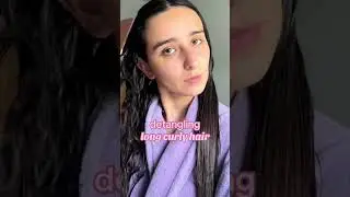 Long curly hair routine✨ Sophia #longcurlyhairroutine #curlyhair #curlyhairroutine #longcurlyhair