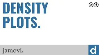 Density plots — jamovi