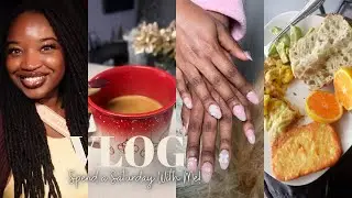 Vlog: Spend A Saturday With Me! Church, Relaxing, DIY Nails , + More ! | 
