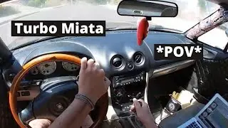 TURBO DRIFT MIATA FIRST DRIVE!