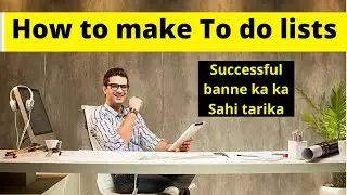 Best to do list app in Hindi / to do list kaise banaye 😊#successful life