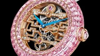 The Jacob & Co Brilliant Skeleton Art Deco Sapphire