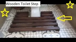 Wooden Toilet Step