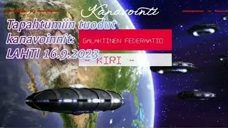 Tapahtumiin tuodut kanavoinnit -LAHTI 16.9.2023