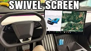 Cybertruck Swivel/Tilt Screen Install!