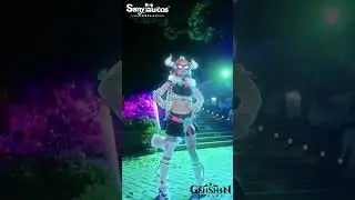Genshin Impact Varesa cosplay costume show premium edition show.❤❤ 