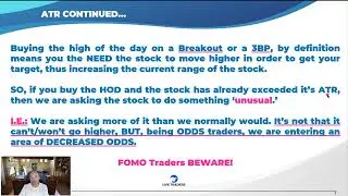 Why AVERAGE TRADING RANGE is Killing Your Trades...Esp. 3 bar Plays!