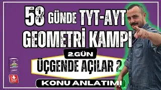 Üçgende Açılar Konu Anlatımı 2  | 58 Günde TYT AYT Geometri Kampı |Yeni Nesil Geometri