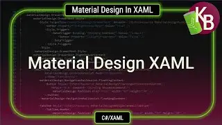 C#/WPF - Material Design in XAML work