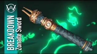 TOTK Zonaite Sword cosplay prop DIY Kit  ( BREAKDOWN )