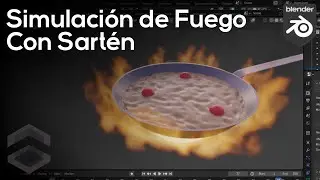 Sartén con Simulaciones en Blender (3.5) - Tutorial Blender