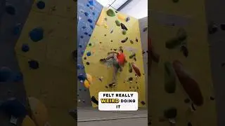A little foot swap dance #shorts #bouldering