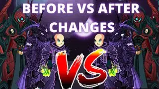 AQW Before and After Changes : VHL, Chaos Slayer, Chaos Avenger and More