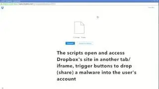 SOP Bypass Demo: Dropbox