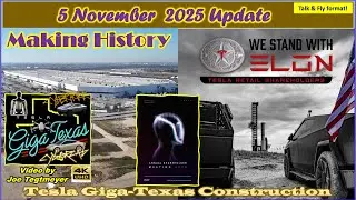 Ready for the Big Day! Caissons, Cortex 2 & Cybercab Castings! 5 Nov 2025 Giga Texas Update(07:35AM)
