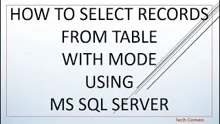 Part10 SQL Select Query In Stored Procedure | MS SQL Server for beginners | MS SQL Server Tutorials