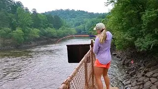 2 HOURS of THE BEST Spillway, Creek and River Fishing! (BIG FISH)