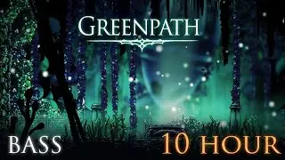 Hollow Knight Ambience 10h - Greenpath (Bass + waterfall + atmos loop)