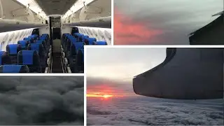 LOT o zachodzie słońca ! / Trip report / Kraków-Warszawa/ LOT Polish Airlines / Bombardier Q400
