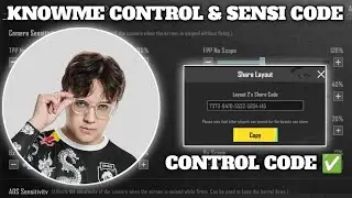 (2024) KNOWME PUBG SENSITIVITY SETTINGS CODE 3.2/ KNOWME PUBG CONTROL CODE 3.2/ CONTROL ZONE 