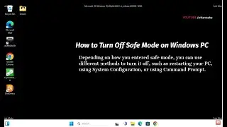 How to Turn off safe mode in Windows 11 or windows 10 (Exit Safe mode)