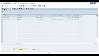 TMG Events in ABAP Part-1| Data Dictionary Concepts