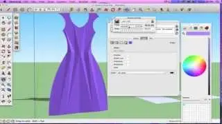 SketchUp Tutorial: Creating Clothes with Follow Me Tool, Move Tool and From Contours
