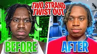 TAKING TWO STRAND TWIST OUT AFTER 2 WEEKS 🤩 (How To Get Curl Dreads 😳)
