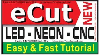 CORELDRAW 2026 UP NEW FOR ECUT BEST NESTING TOOL FOR CNC | Advertising, LED, CAD, Laser, CNC, DXF