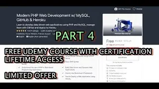 Free Udemy | Learn Modern PHP, Web Development, MySQL, GitHub & Heroku | Courses with Certification