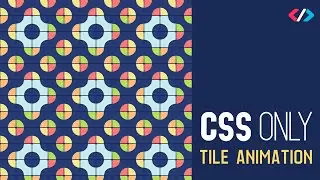 Repeating Tile Animation using HTML and Pure CSS