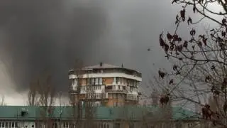 Махачкала пожар на рынке тушения