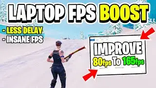 Best FPS Boost For Laptops *CRAZY FPS* in Fortnite Chapter 4 Season 3