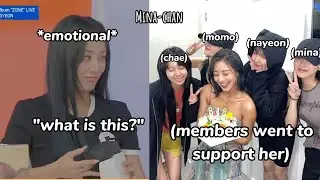 how twice *surprise* jihyo on her debut as a soloist 🥺