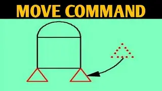 🔥Move command in autocad !🔥! MOVE COMMAND TUTORIAL