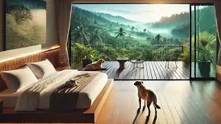 Morning tropical rain