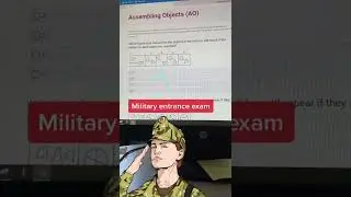 ASVAB Assembling Objects CRAZY EASY SECTION