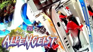 Alpengeist On-Ride POV Middle Row Busch Gardens Williamsburg
