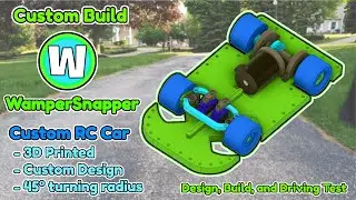 Fully 3D Printed Custom RC Car - Design, Build, and Driving Test