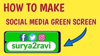 how to make social media green screen | social media green screen animation | kinemaster tutorial