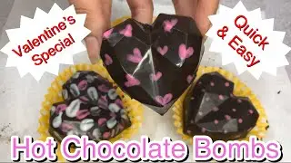 Hot Chocolate Bombs! 😍 Best drink for winters | Valentine’s Special | Hot Chocolate | BakedGoodness