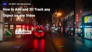3D Text and Object Tracking in After Effects - Easy Tutorial!