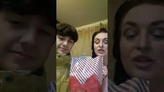 Сыночек Рустам привез подарок от себя и от благодетеля