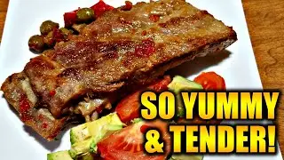 SUPER EASY RECIPE - How to Make Tender Cuban-Style Pork Ribs - No Oven Required!