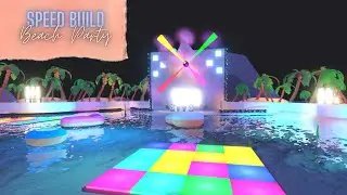 Adopt me SANDBOX ISLAND SPEED BUILD | POOL PARTY ✨