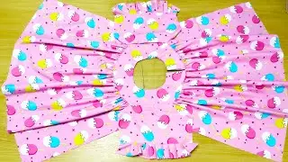 Sleeves Design cutting and stitching❤️Baby girl frock design cutting and stitching🌸Baby frock